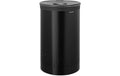 Brabantia Wäschebox mit Kunststoffdeckel Inhalt 60 Liter, Schwarz, Kunststoffdeckel