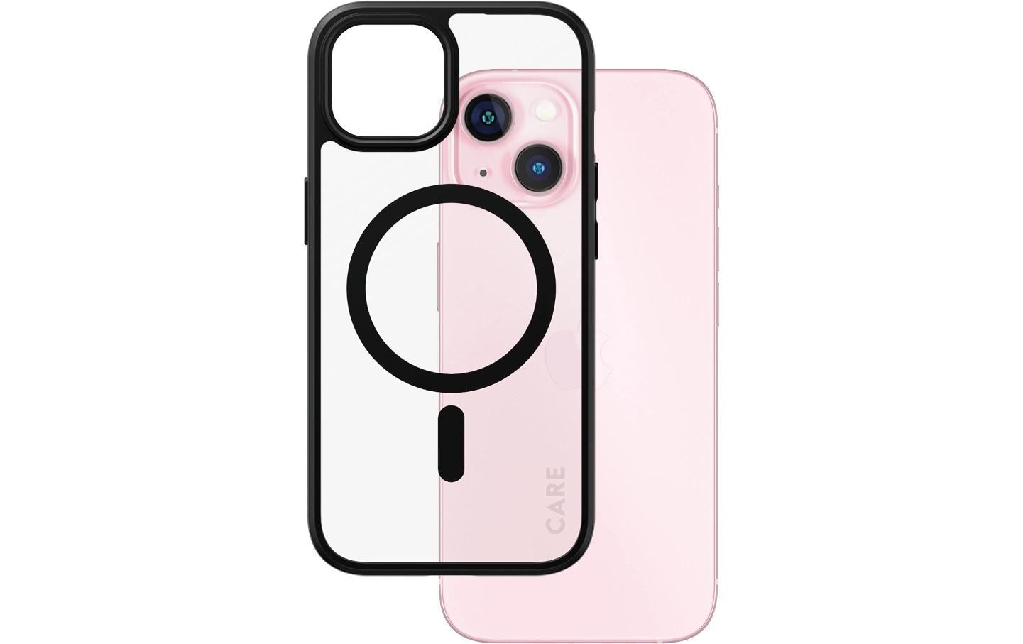 CARE Backcover Flagship Black fürs iPhone 15, mit MagSafe