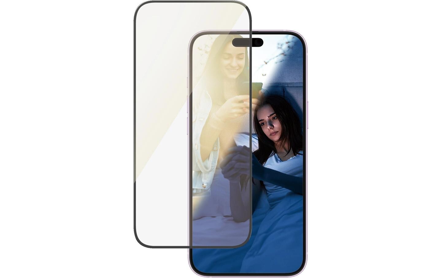 PanzerGlass Ultra Wide Fit EyeCare iPhone 15/16 Plus