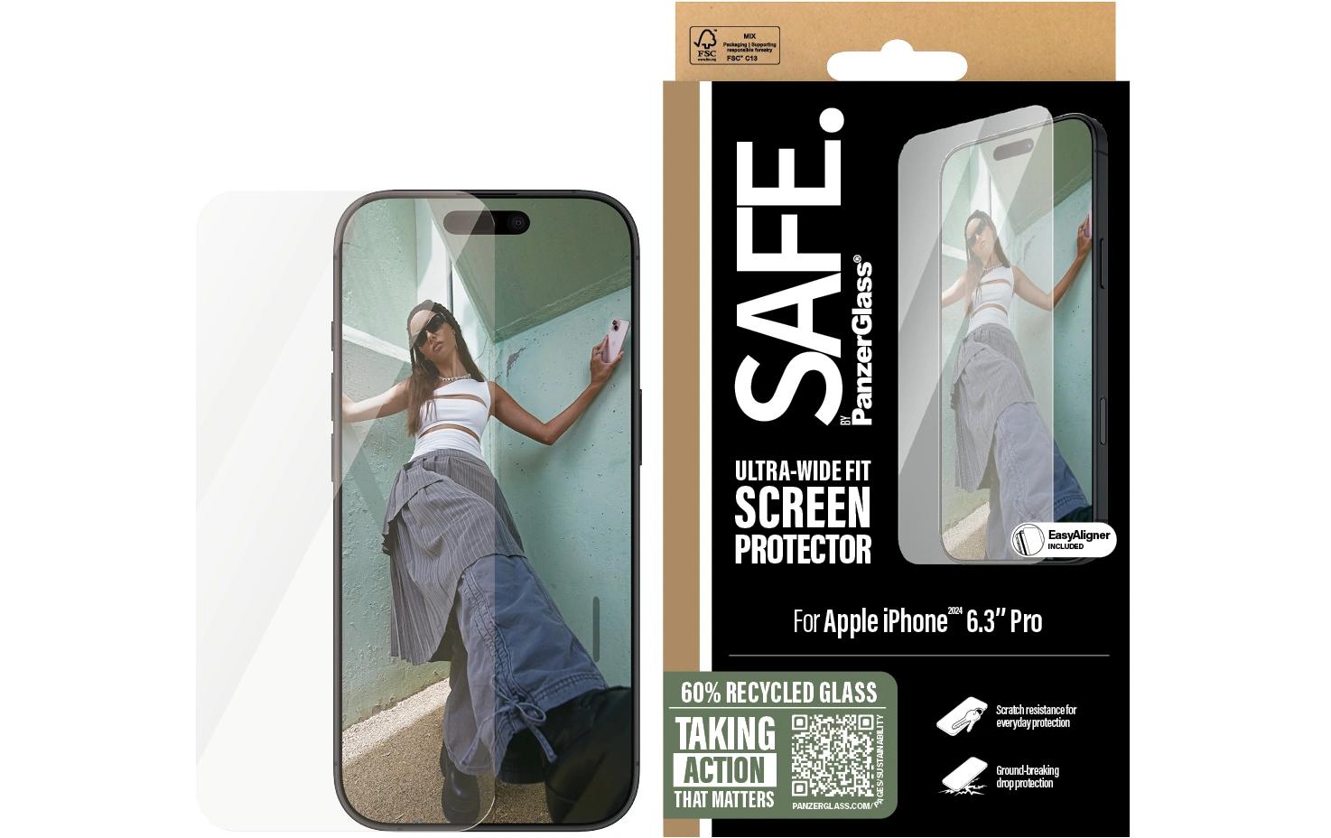 SAFE. Displayschutz Ultra Wide Fit fürs iPhone 16 Pro