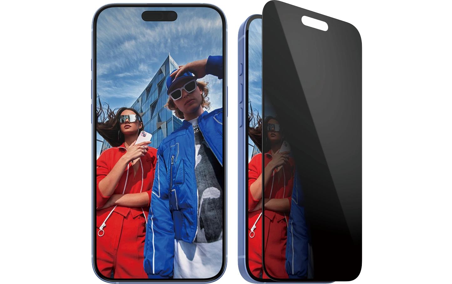 PanzerGlass Privacy, UWF, EA iPhone 15/16 Plus