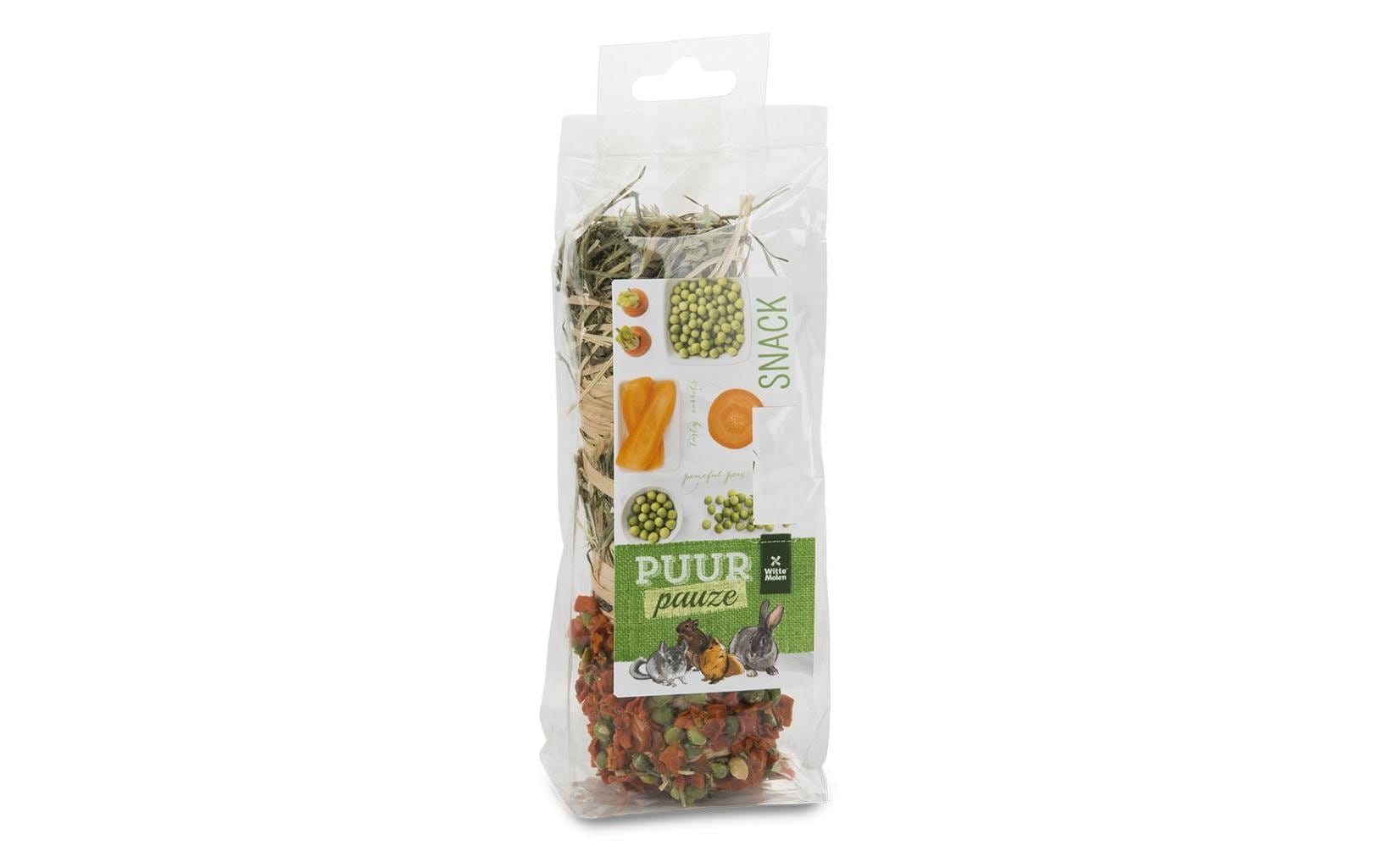 Witte Molen PUUR Heustick Karotte/Erbsen 70g