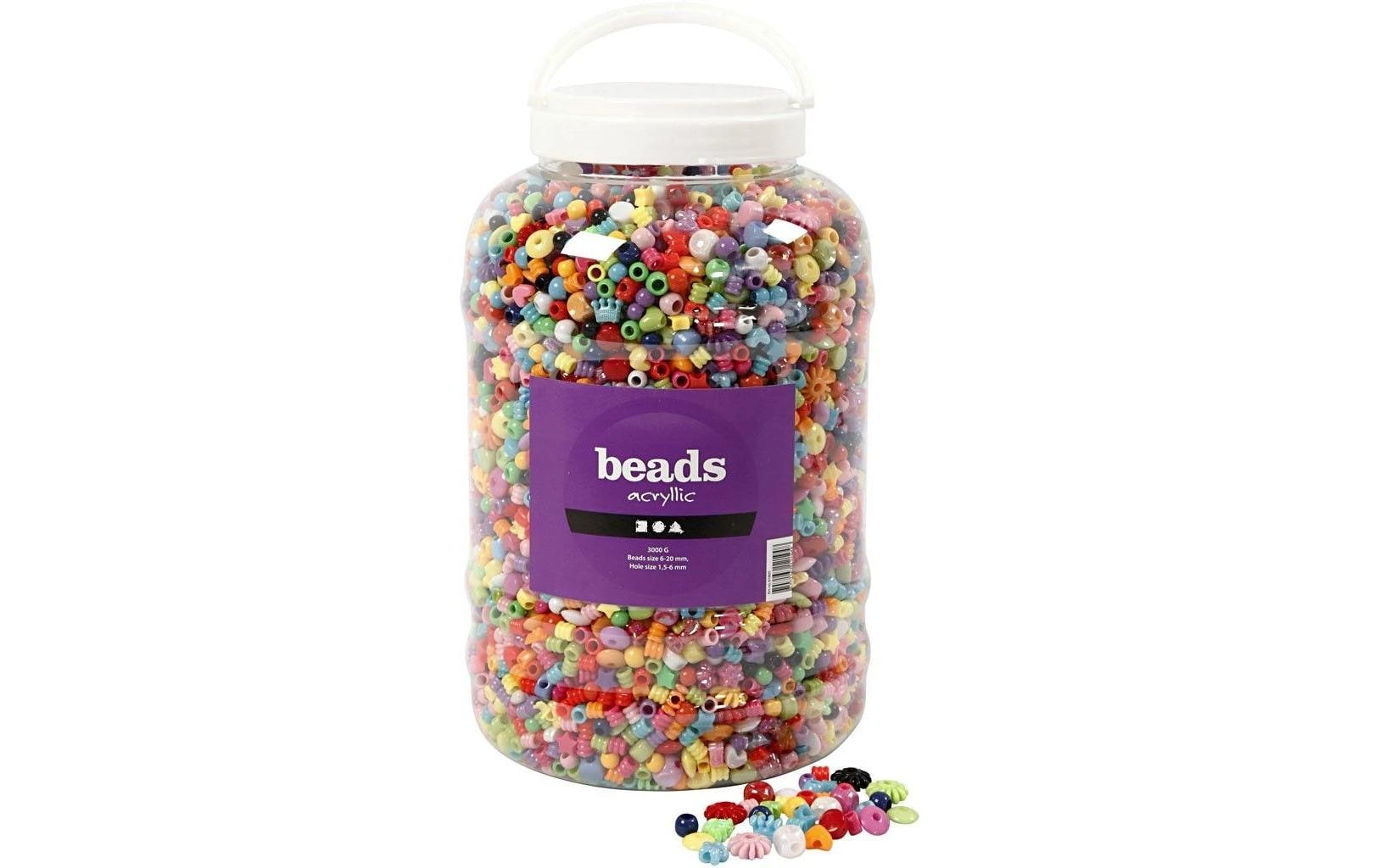 Creativ Company Kunststoffperlen 6-20 mm, 3000g