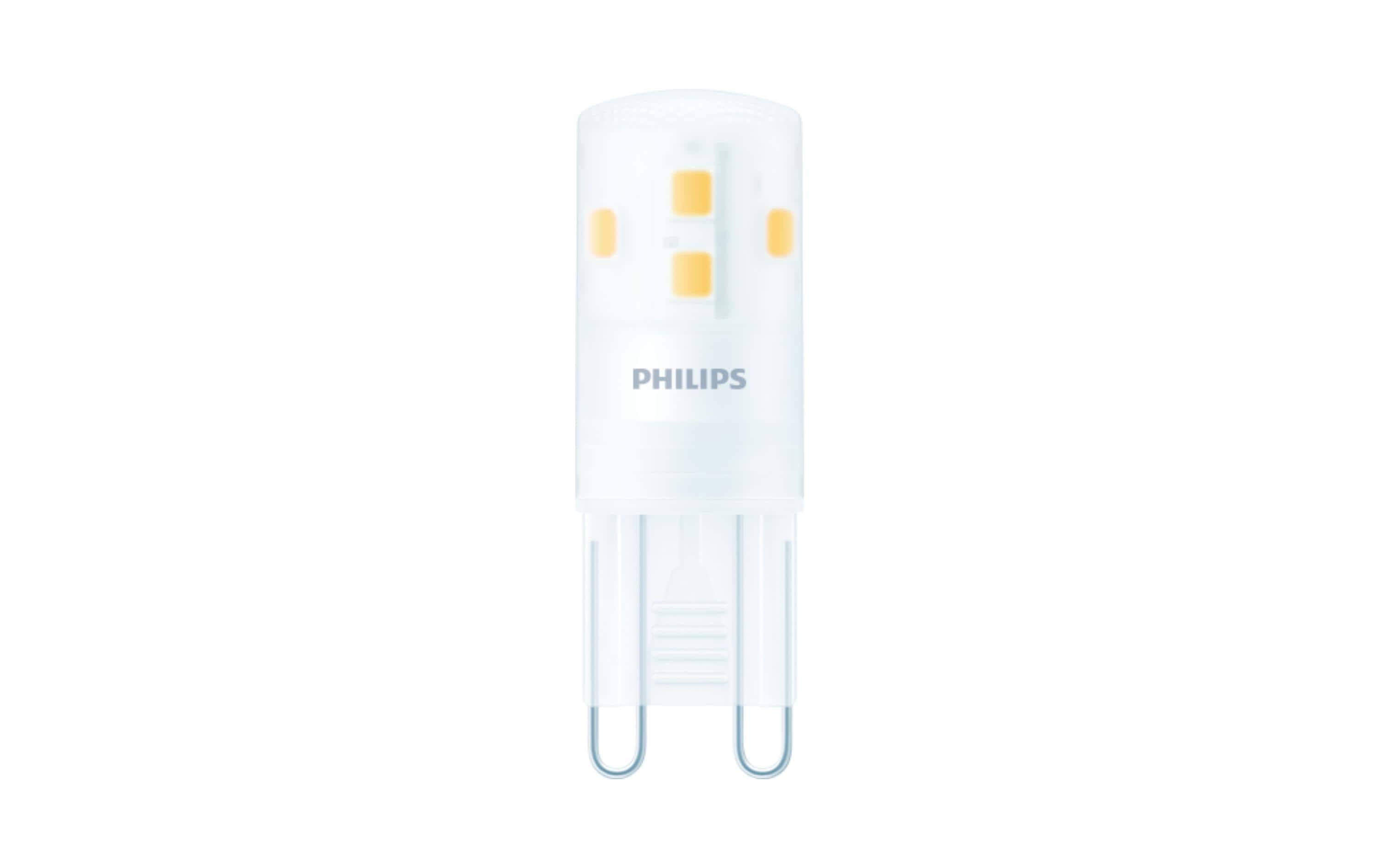 Philips LED Lampe 2W (25W) G9, 200lm, 2700K, klar, 2er