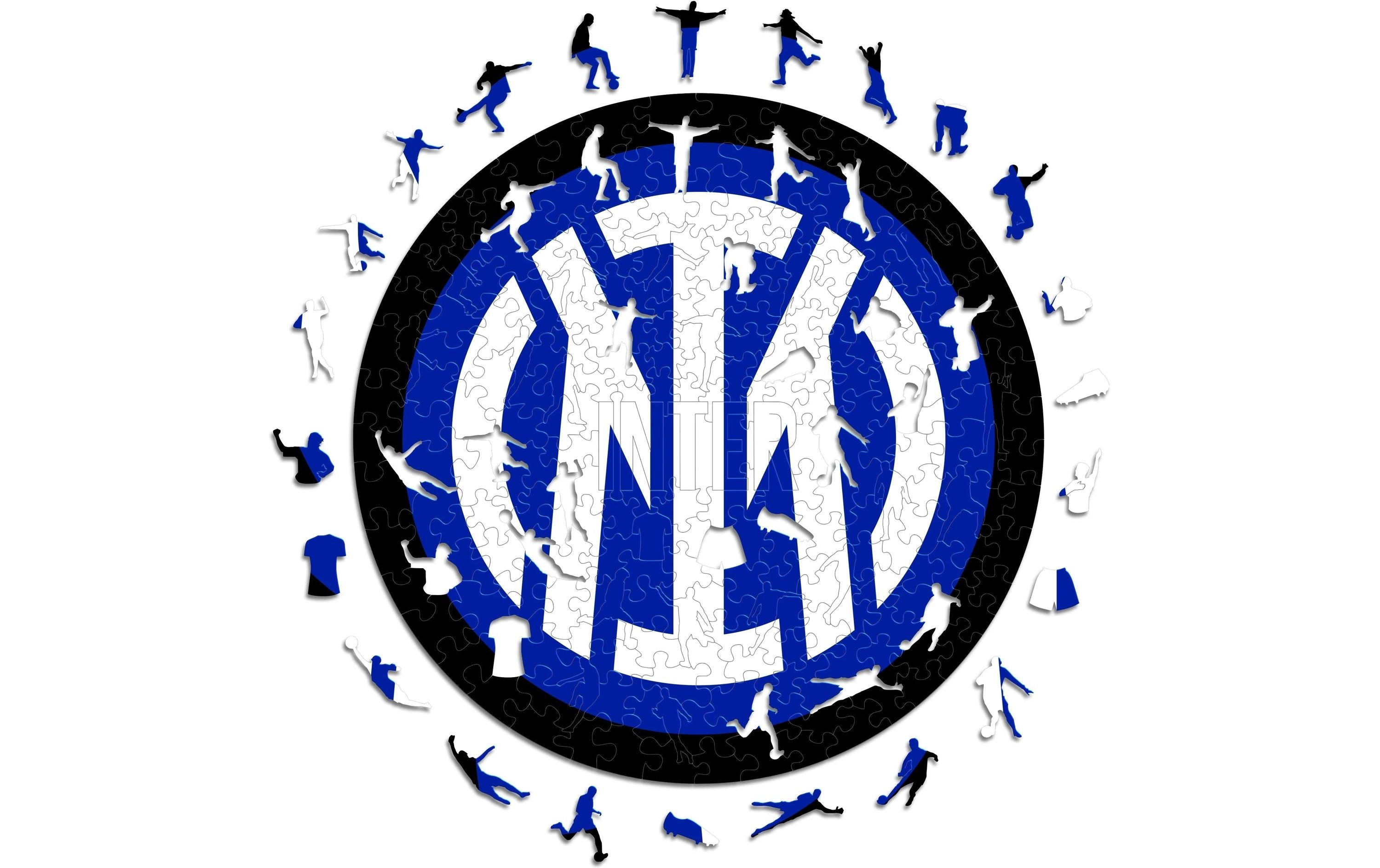 Holz-Puzzle FC Inter Mailand - Logo 270 Teile