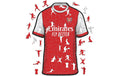 Arsenal FC - Trikot Holz Puzzle Grösse M (270 Teile)