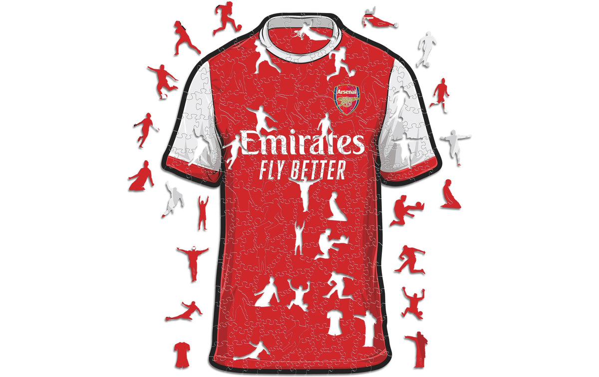 Arsenal FC - Trikot Holz Puzzle Grösse M (270 Teile)