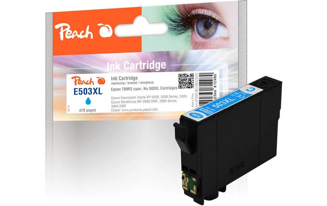 Peach Tinte Epson T09R2 No 503XL cyan 13.5ml, 470 Seiten, cyan