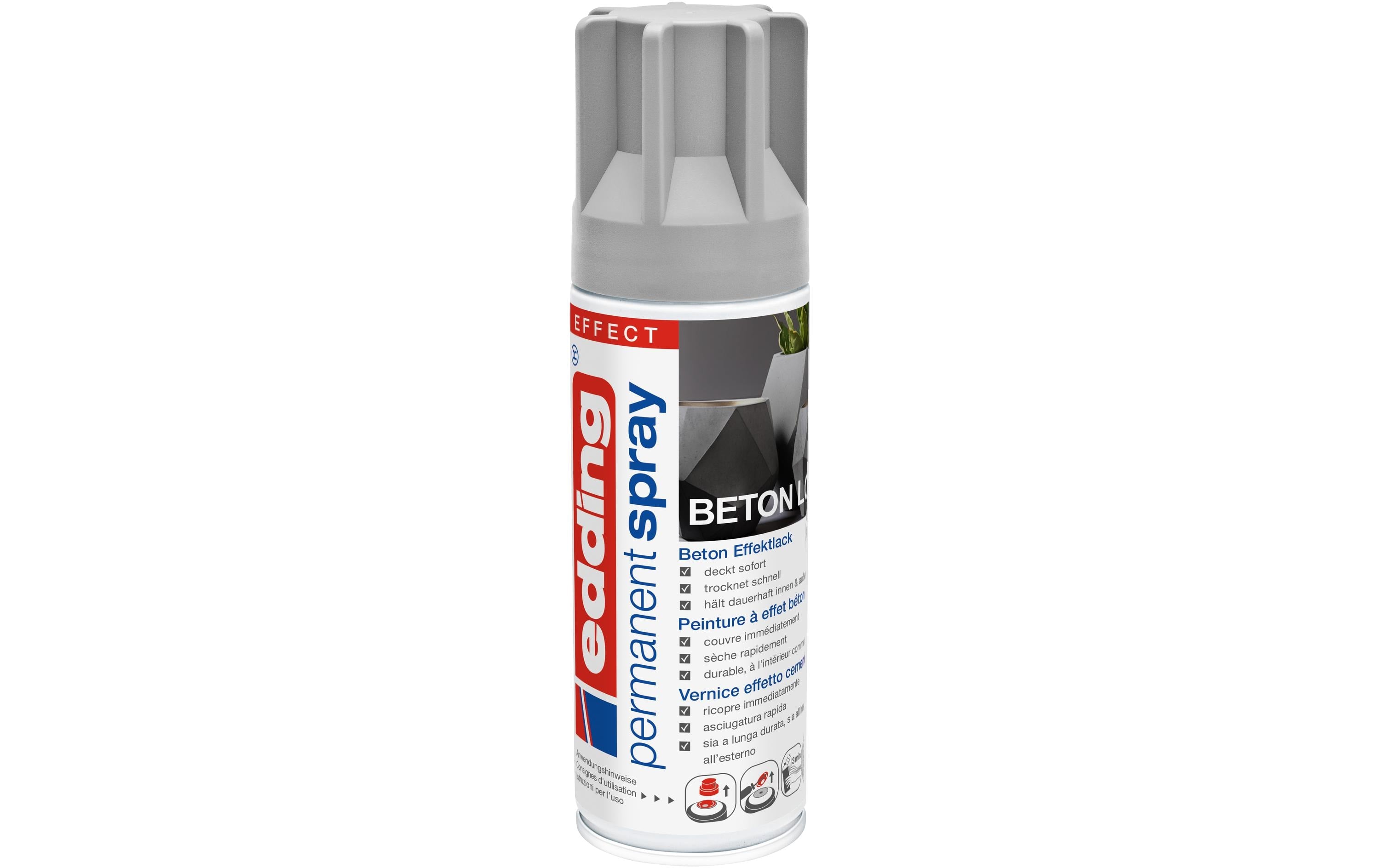 Edding Acryllack Beton Effekt betongrau