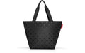 Reisenthel shopper M glossy dots black