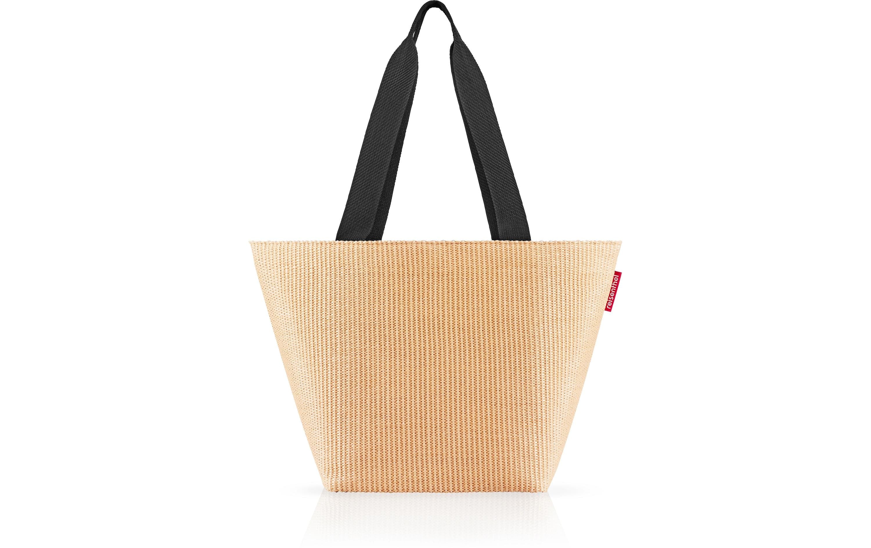 Reisenthel shopper M raffia nero