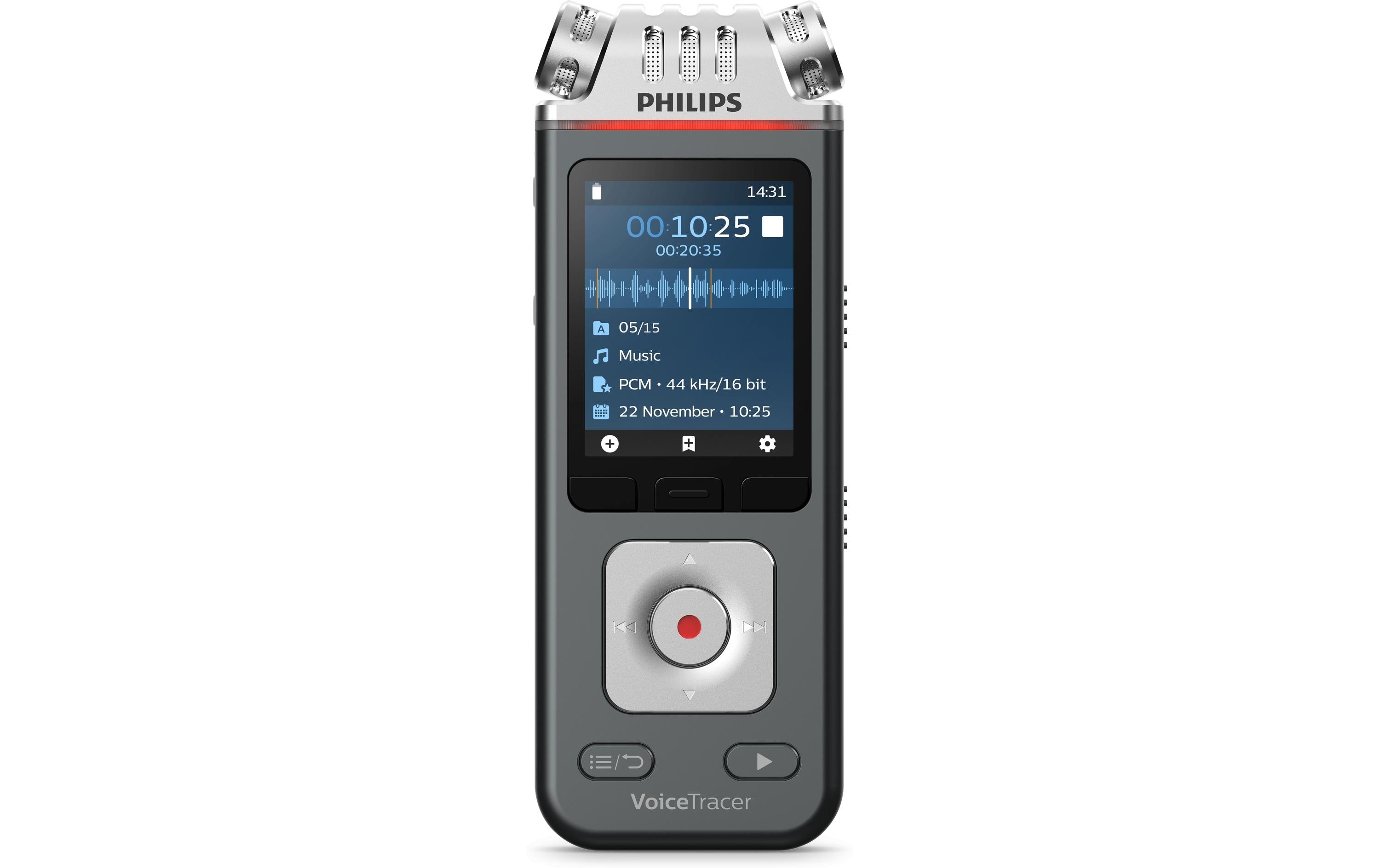 Philips VoiceTracer DVT6115 Diktiergerät mit Sembly