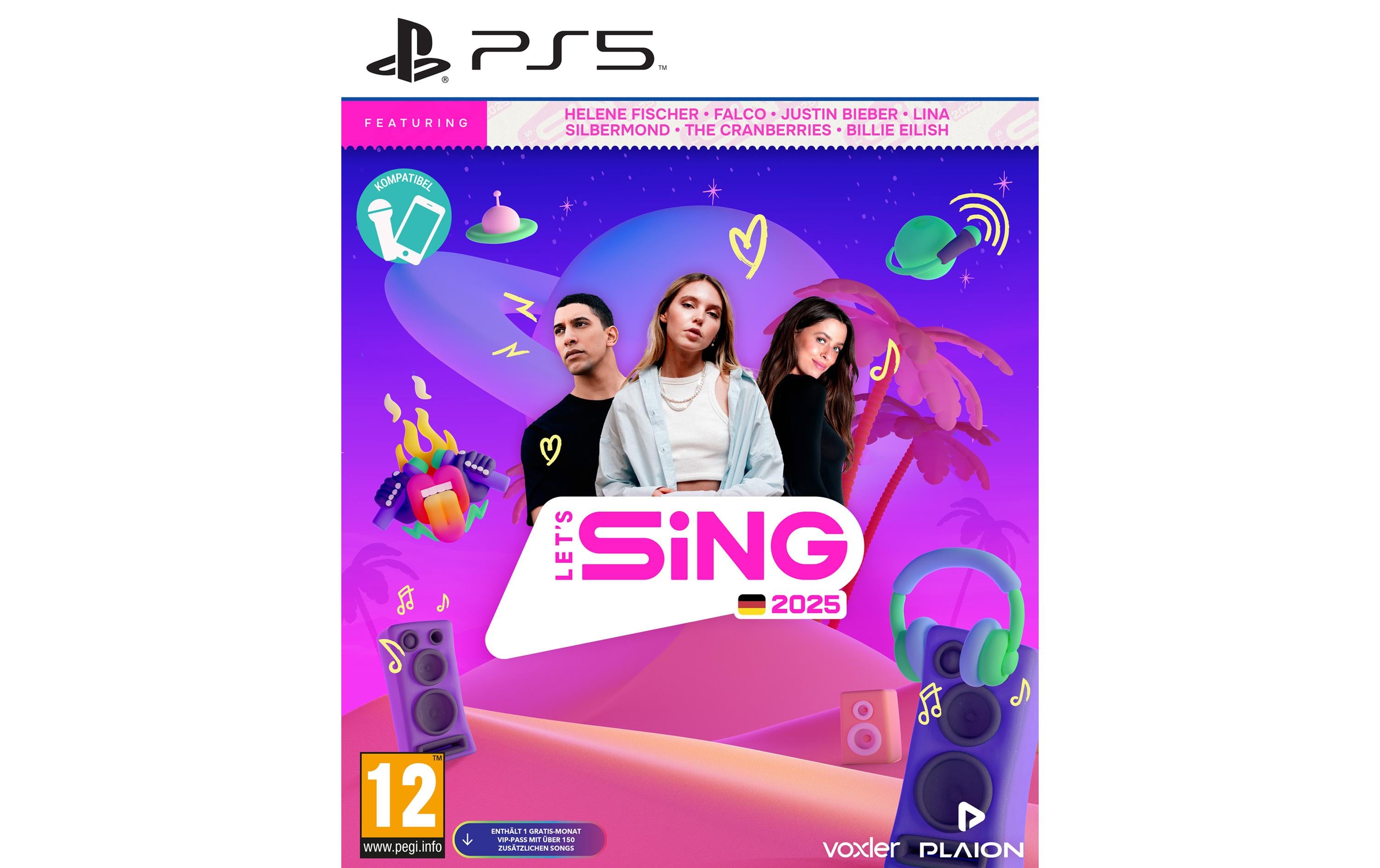 Let's Sing 2025, PS5 Alter: 12+, German Version