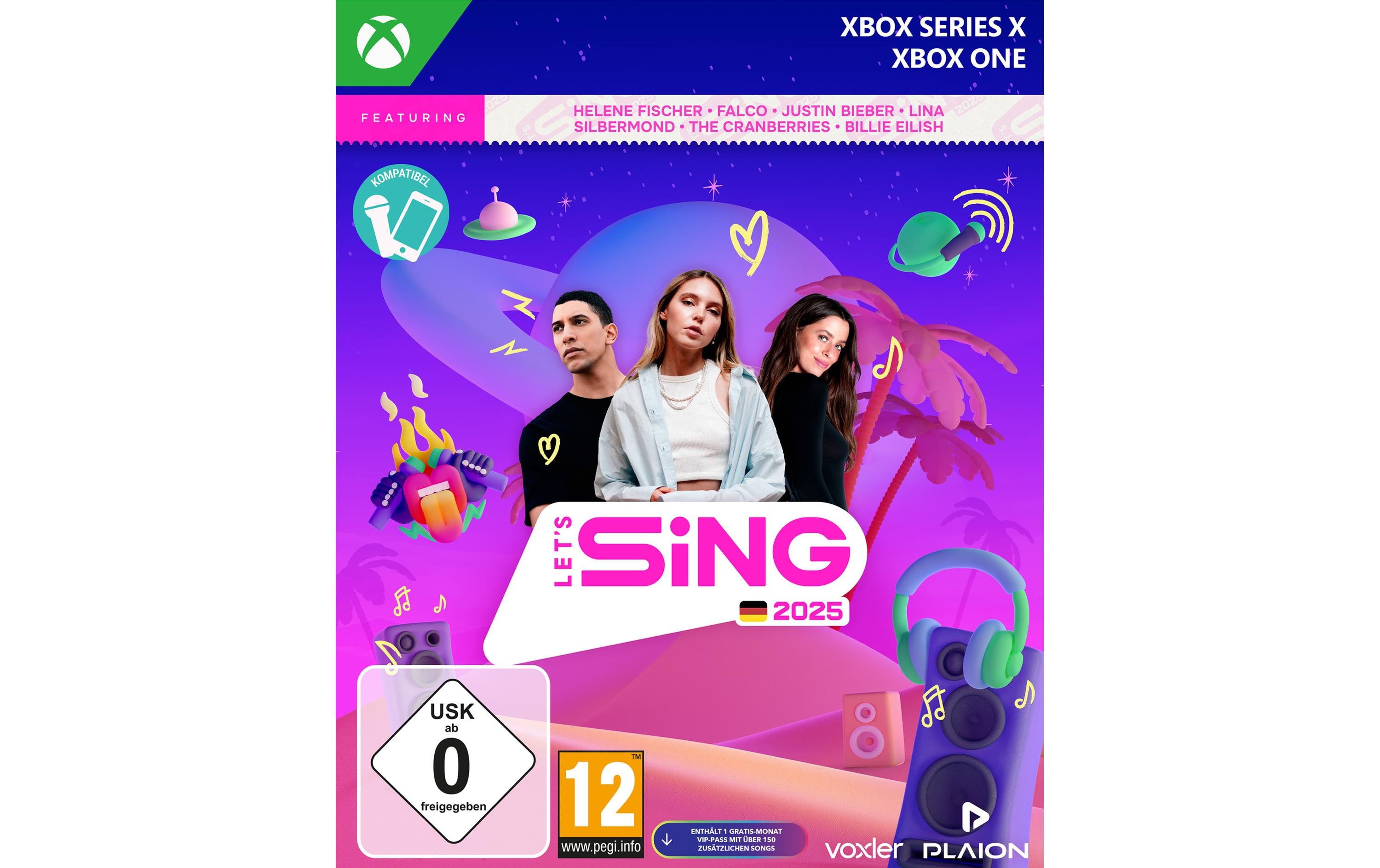Let's Sing 2025, XSX Alter: 12+, German Version