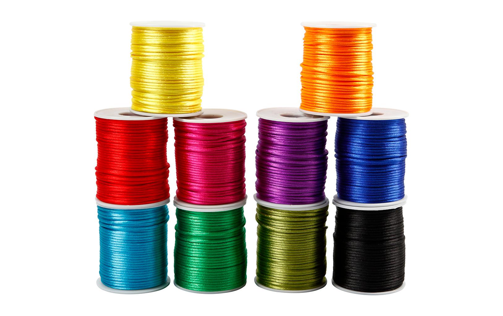 Creativ Company Satinband Dicke: 2 mm, 10 x 50 m