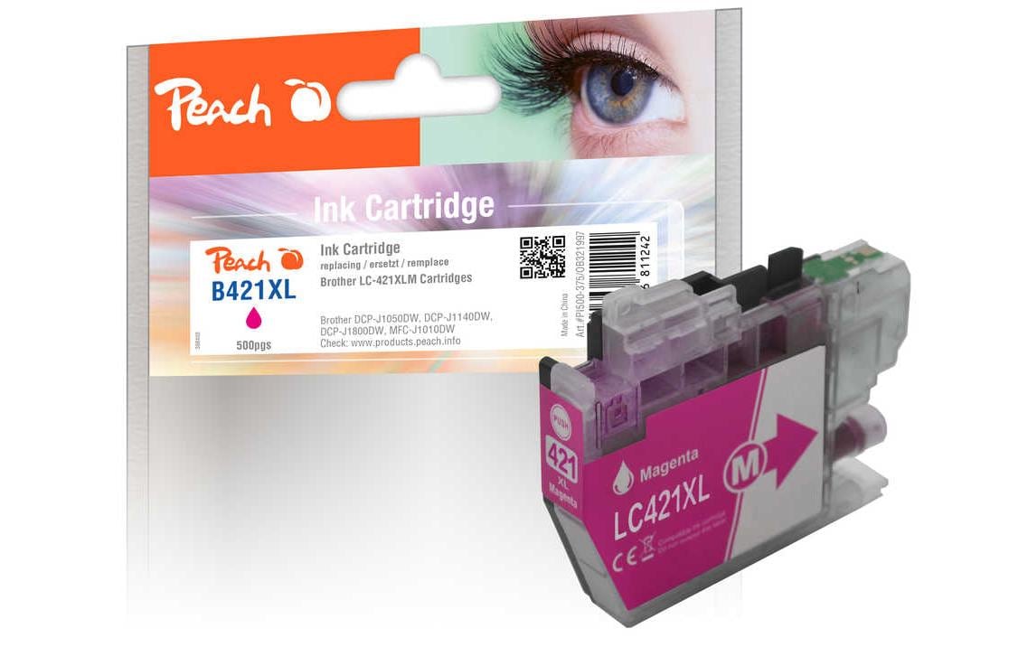 Peach Tinte Brother LC-421XL Magenta 500 Seiten