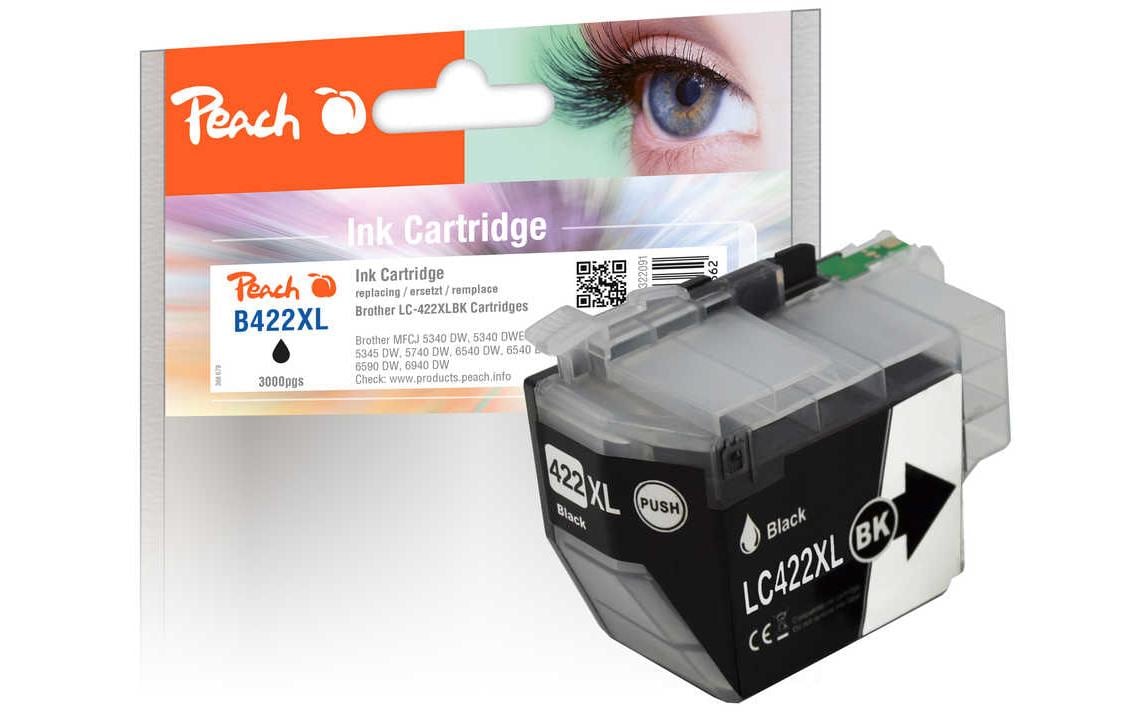 Peach Tinte Brother LC-422XL Black 3000 Seiten