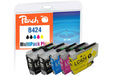 Peach Tinte Brother LC-424 MP Plus 2x18, 3x10ml, 5x750 Seiten