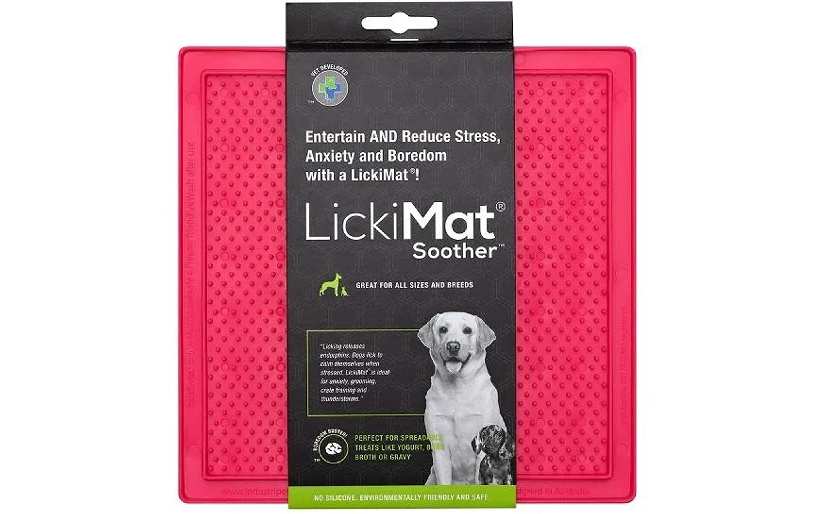 LickiMat Cat Soother Pink 20 x 20cm