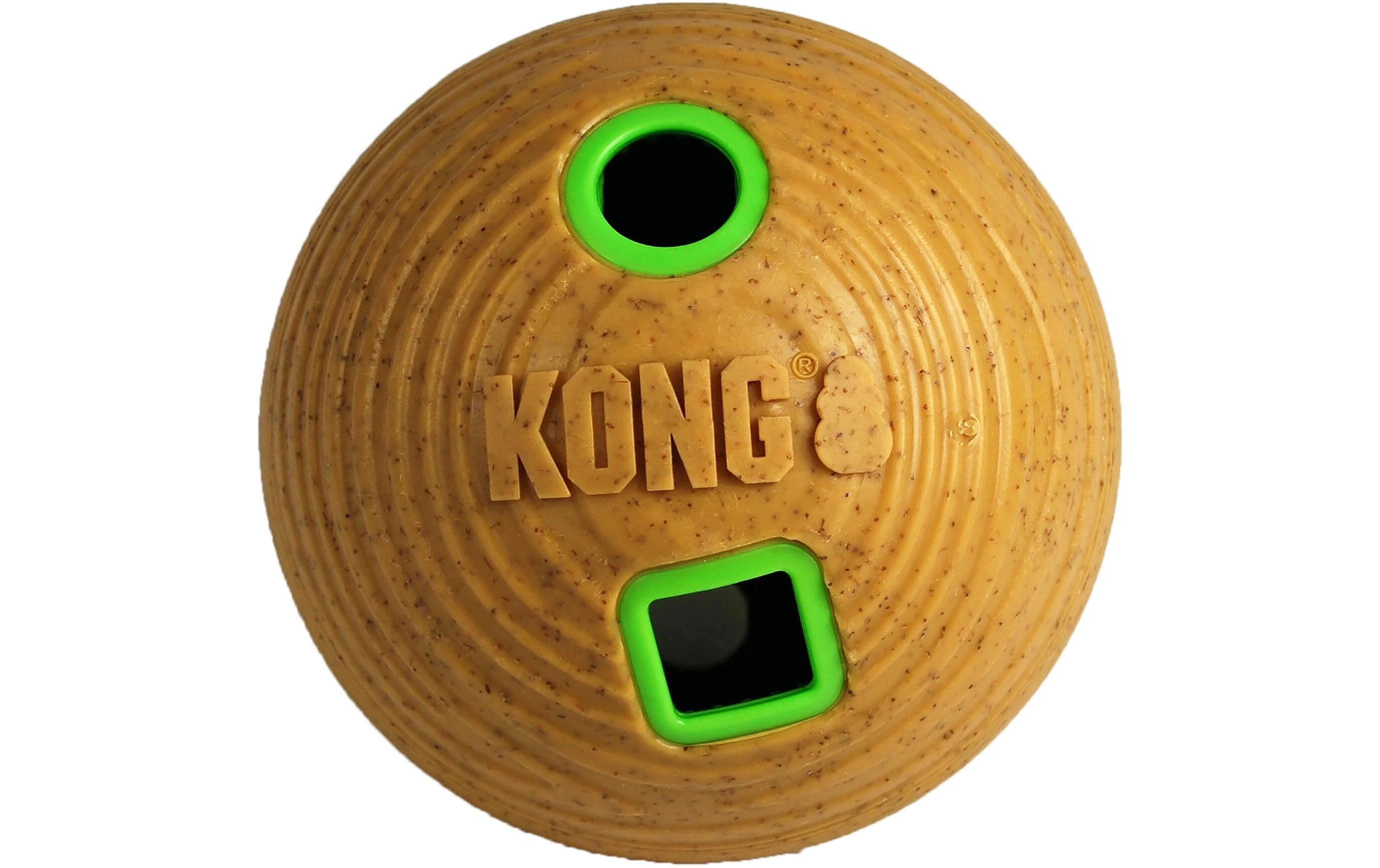 Kong Bamboo Feeder Ball Ø12cm, 370 g, Gelb