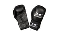 Kinderboxhandschuh Blitz , PU, schwarz, velcro, 6 OZ