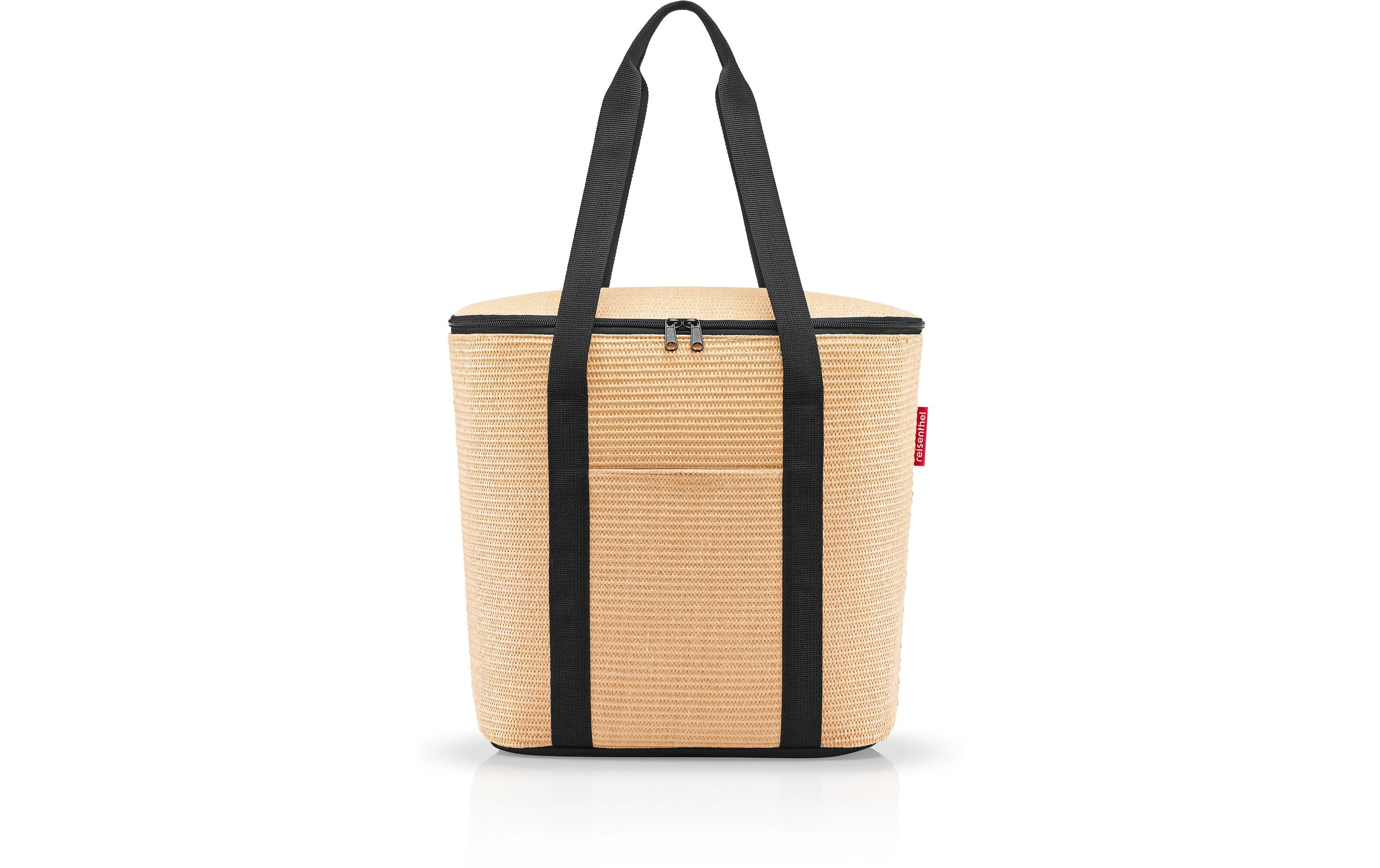 Reisenthel thermoshopper raffia black
