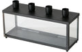 Boltze Kerzenleuchter Eliana Glas, Metall, 26x9x14cm (LxBxH)