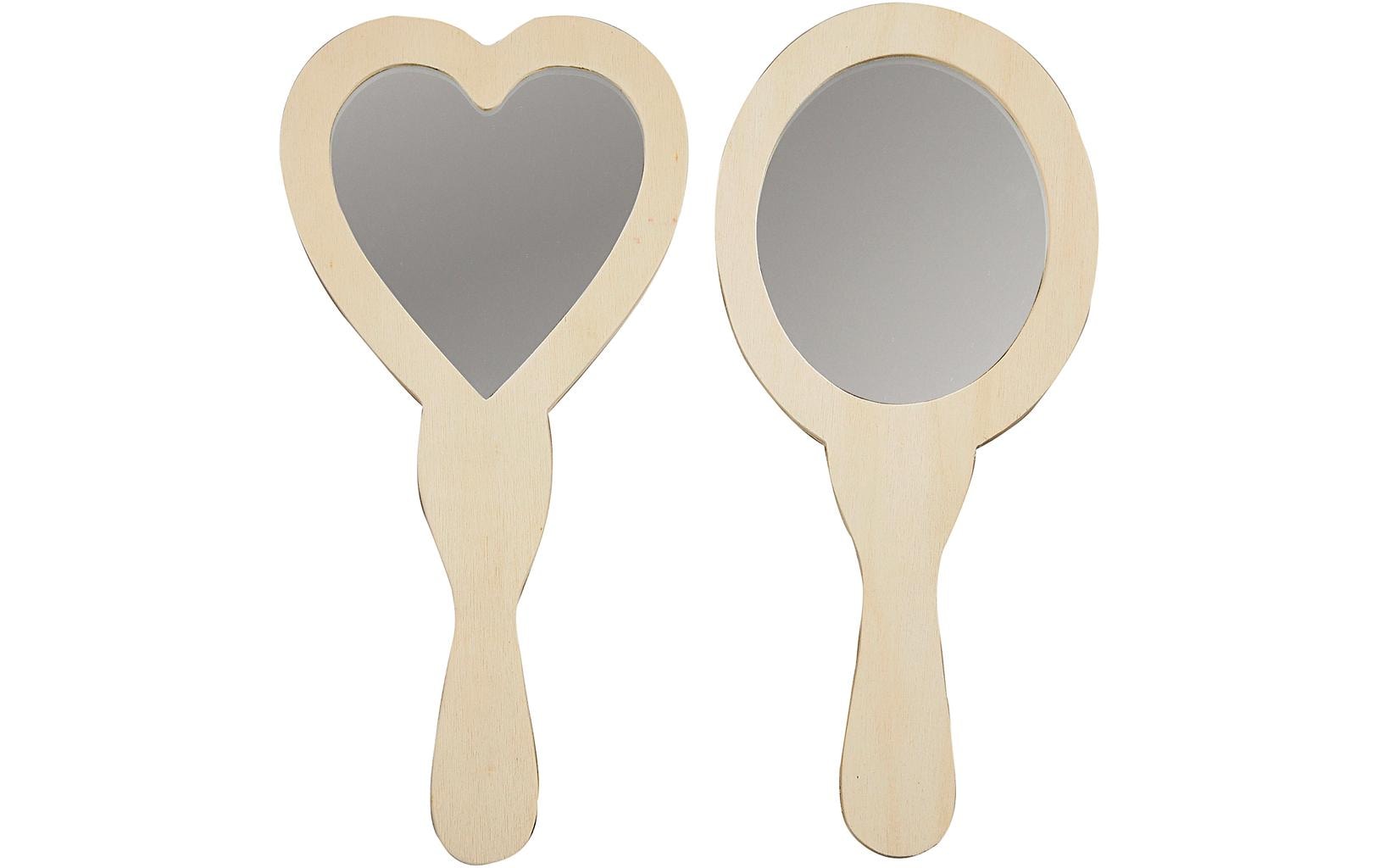 Creativ Company Handspiegel 23-24 cm, 2 Stk