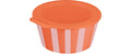 Koziol Bowl m.Deckel NORA BOX 700 ml STRIPES, strong coral