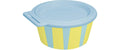 Koziol Bowl m.Deckel NORA BOX STRIPES 250ml, sweet blue