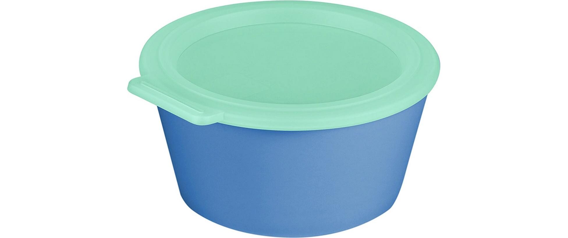 Koziol Bowl m.Deckel NORA BOX 700ml strong blue/sweet green