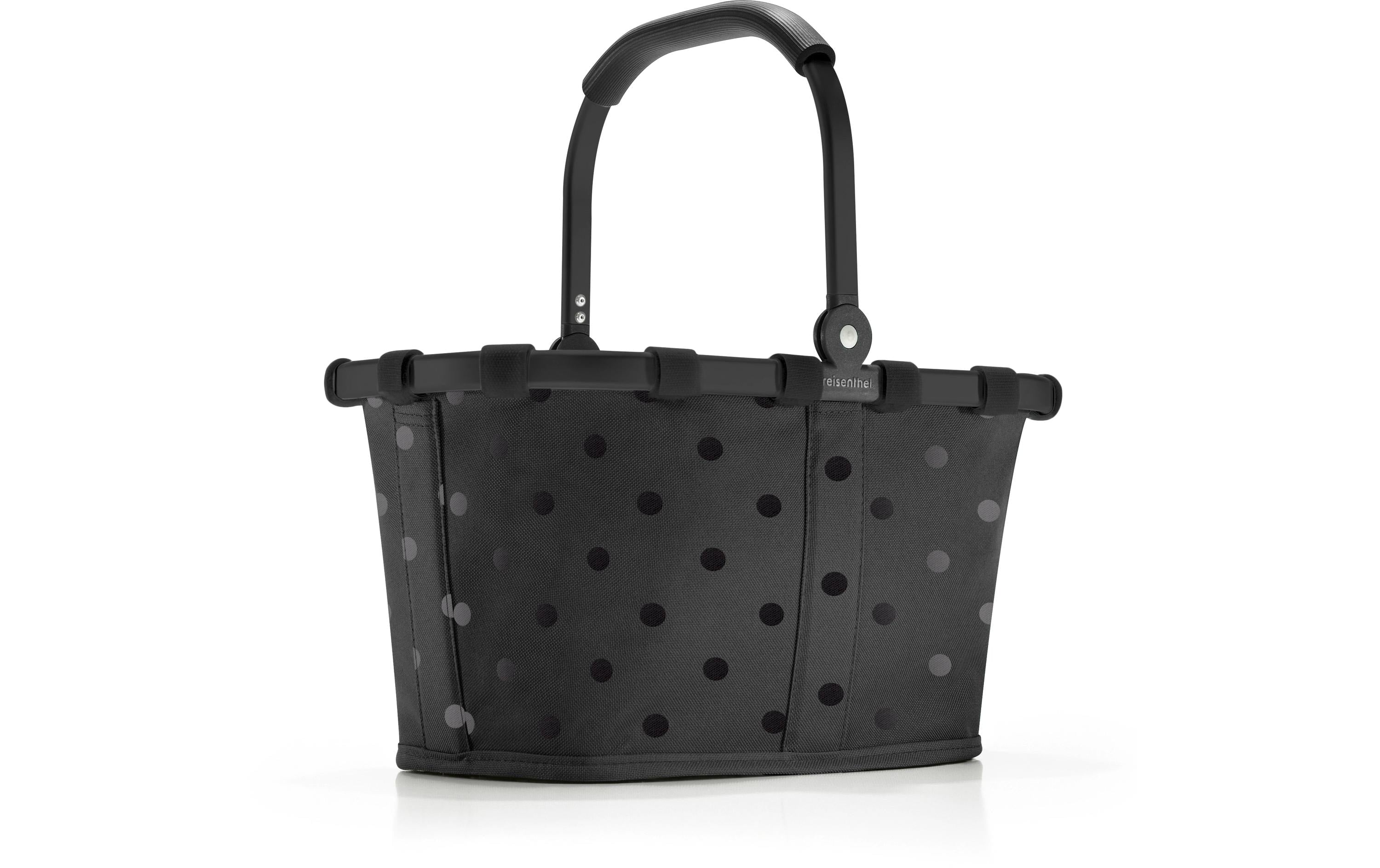 Reisenthel carrybag XS frame glossy dots black