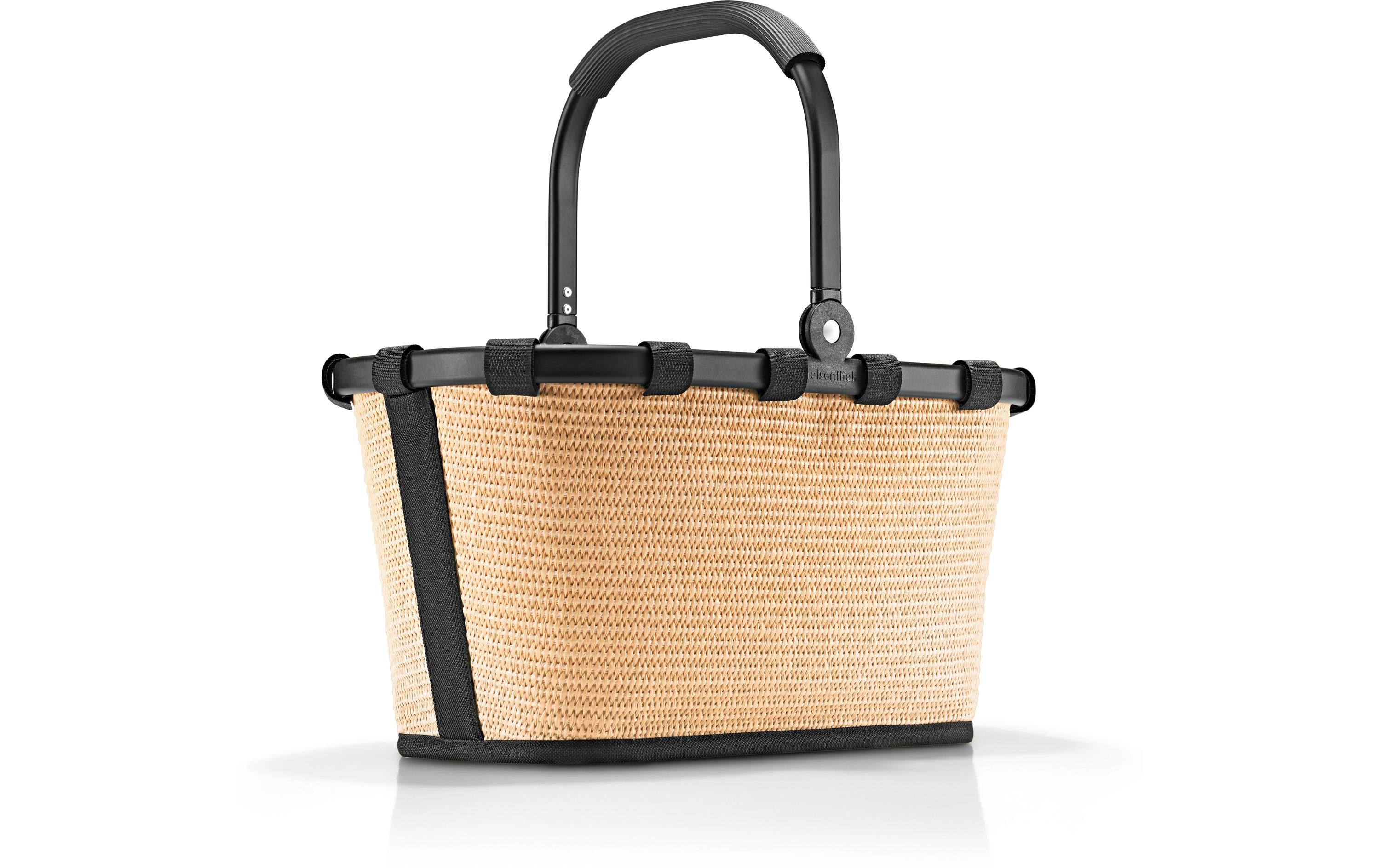 Reisenthel carrybag XS frame raffia black