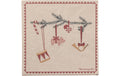 Bloomingville Yule Serviette Rot L33xB33cm, Pack of 20