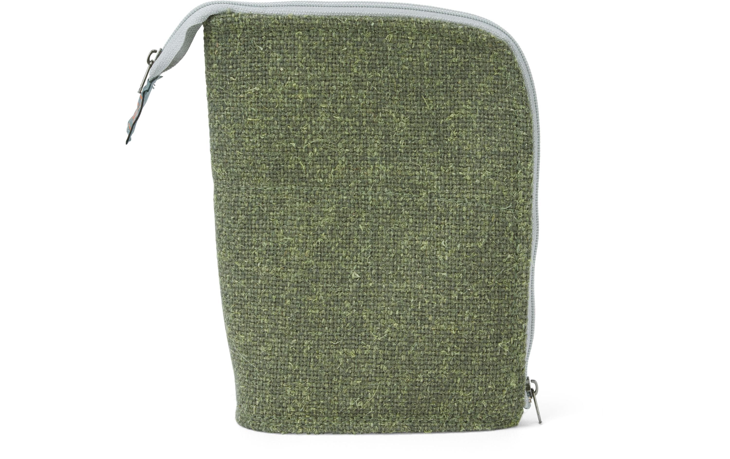Hotbox Utility Case, Hectare, grün Etui aufklappbar, Wolle/Hanf