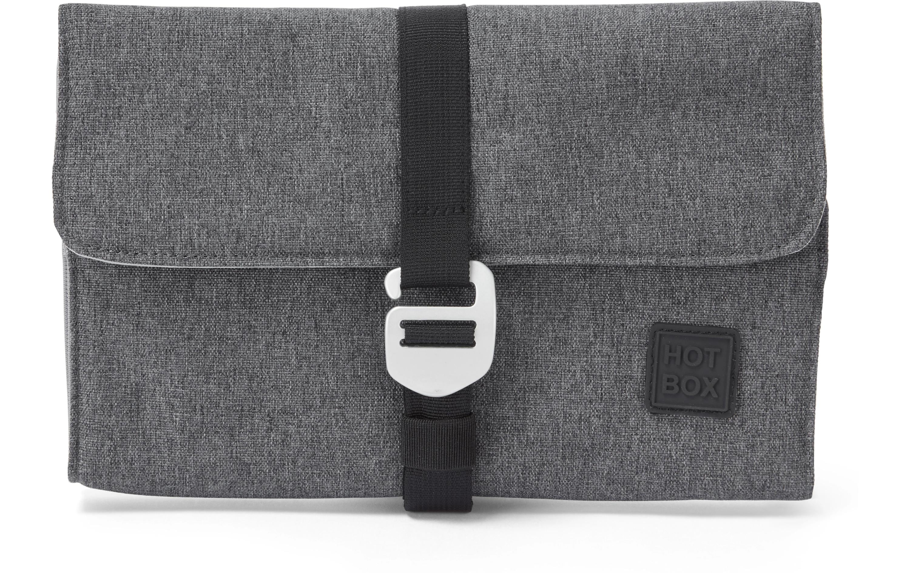 Hotbox Folio Aufbewahrung Notizbuch grau 2 Reissverschlusstaschen