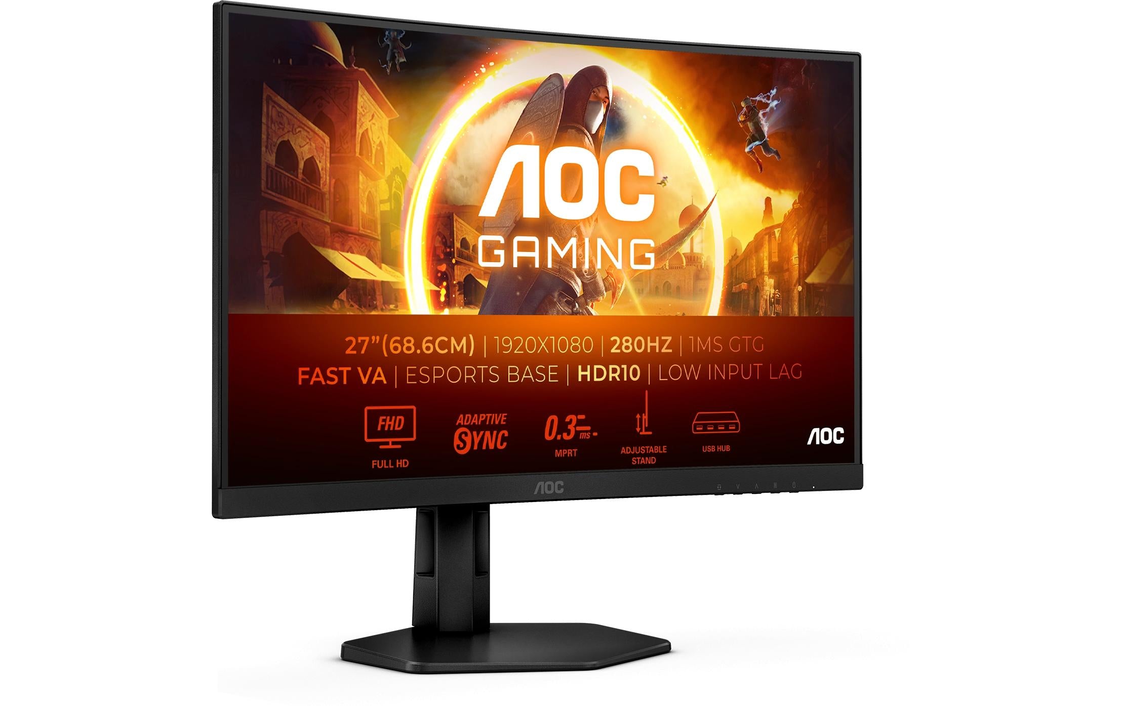AOC 27" C27G4ZXU 1920x1080, 280 Hz