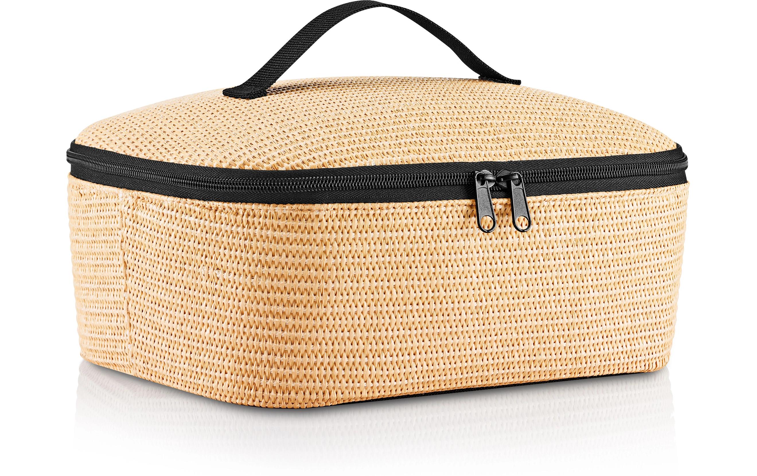 Reisenthel coolerbag M pocket raffia black