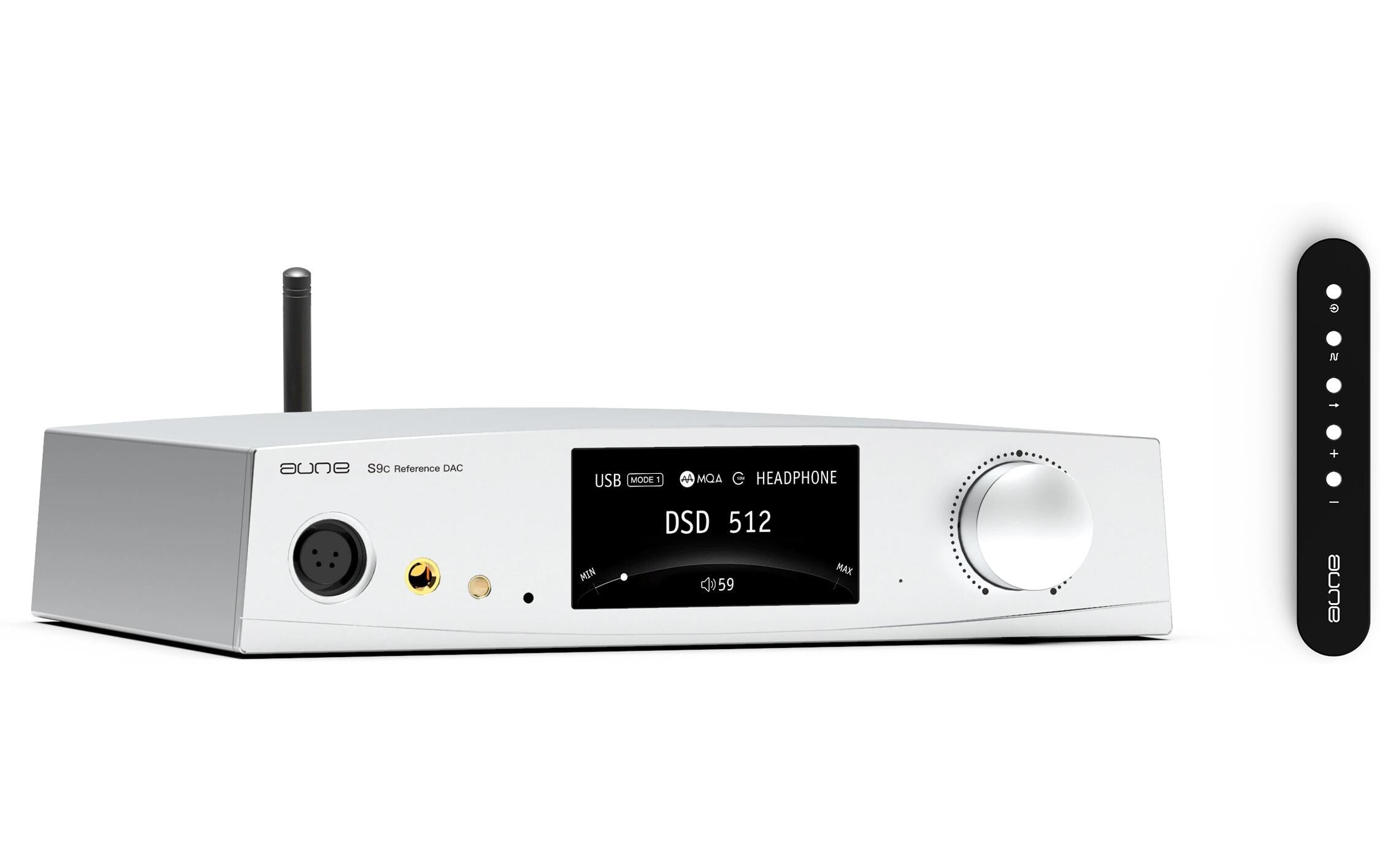 Aune S9c Pro BT DAC und Kopfhörerverstärker Silber, Bluetooth