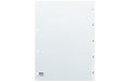Kolma Register A4 Vista 1-5 Transparent, 5-teilig