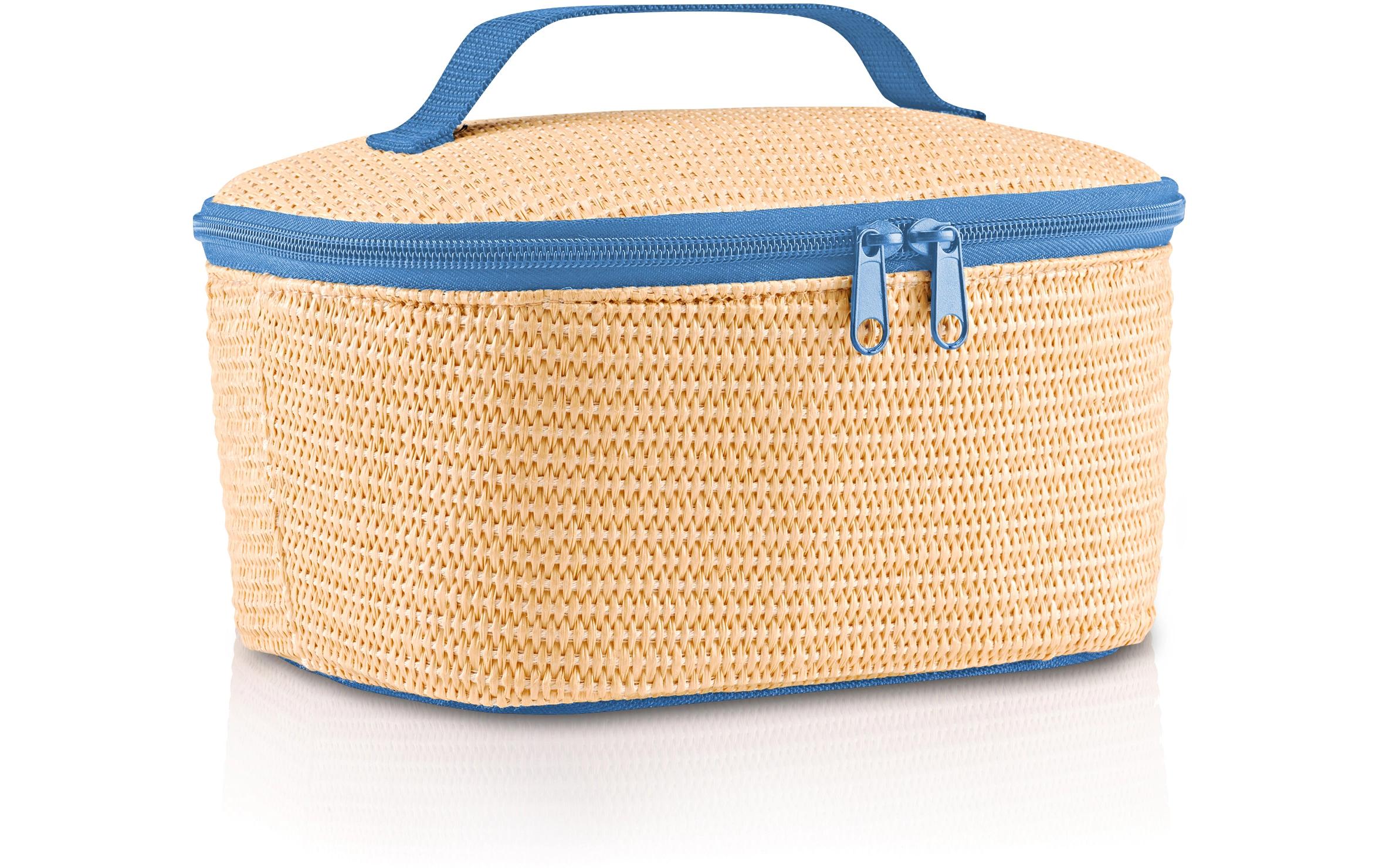 Reisenthel coolerbag S pocket raffia blue