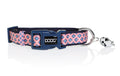 Doog Halsband L Gromit navy / white / red / chevron