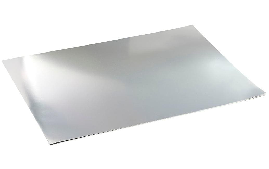 Creativ Company Folienkarton A2 280 g/m², silber, 10 Bl. / Pck