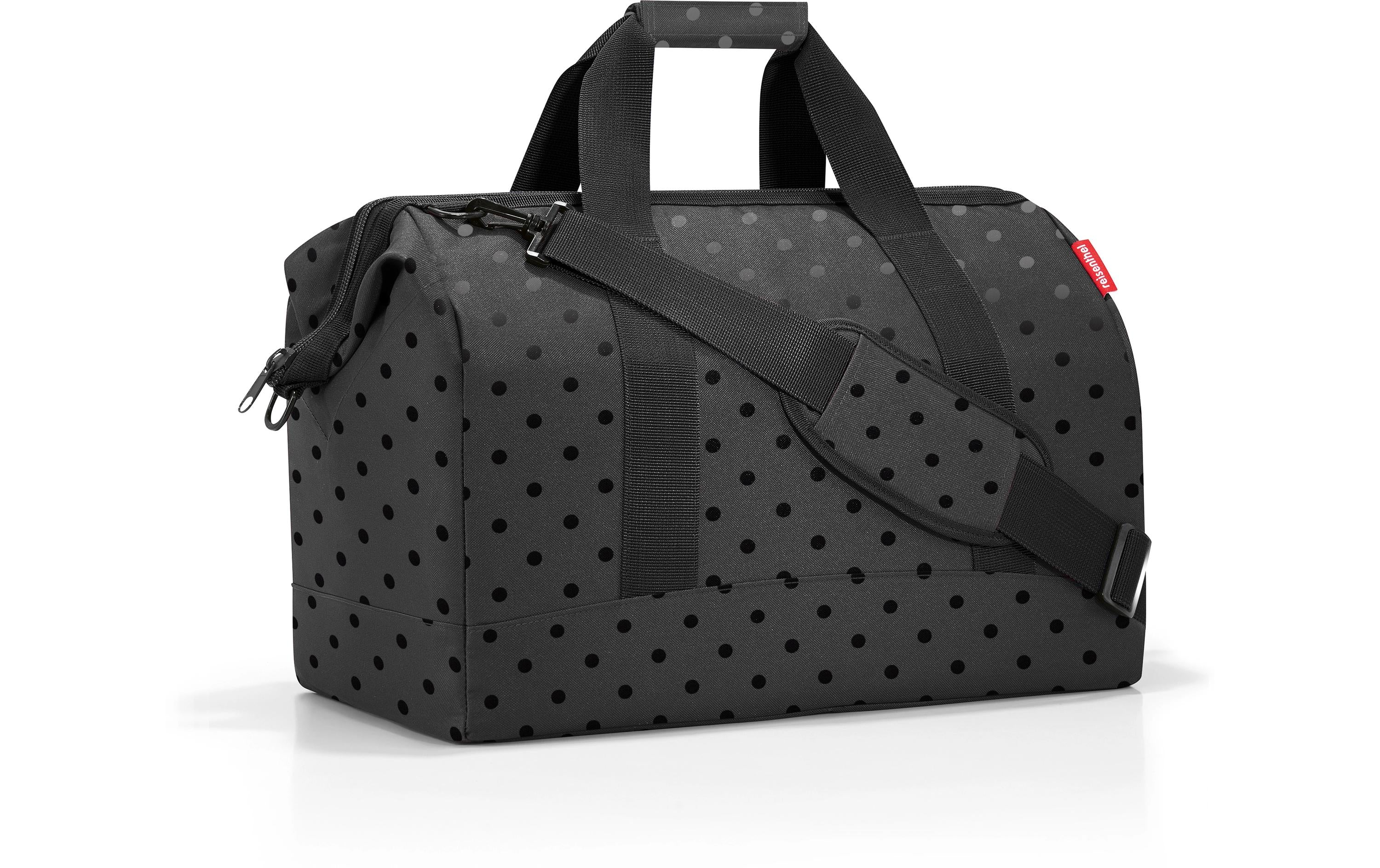 Reisenthel allrounder L glossy dots black