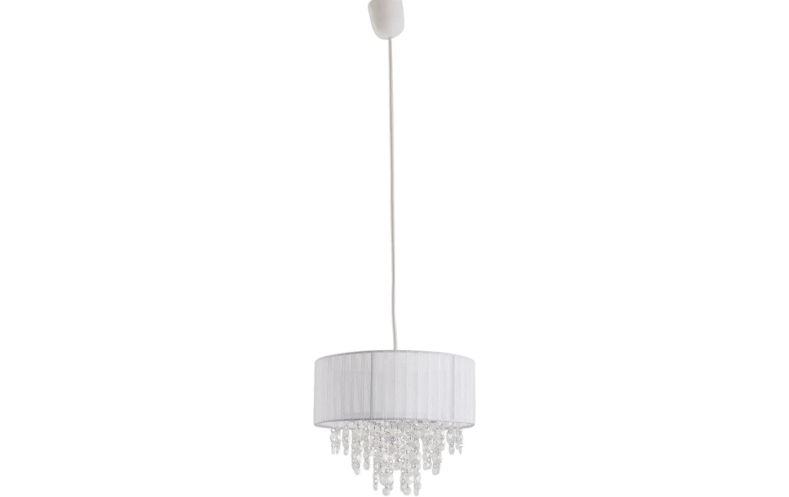 Näve Kristallo Pendelleuchte weiss E27, 40W, IP20