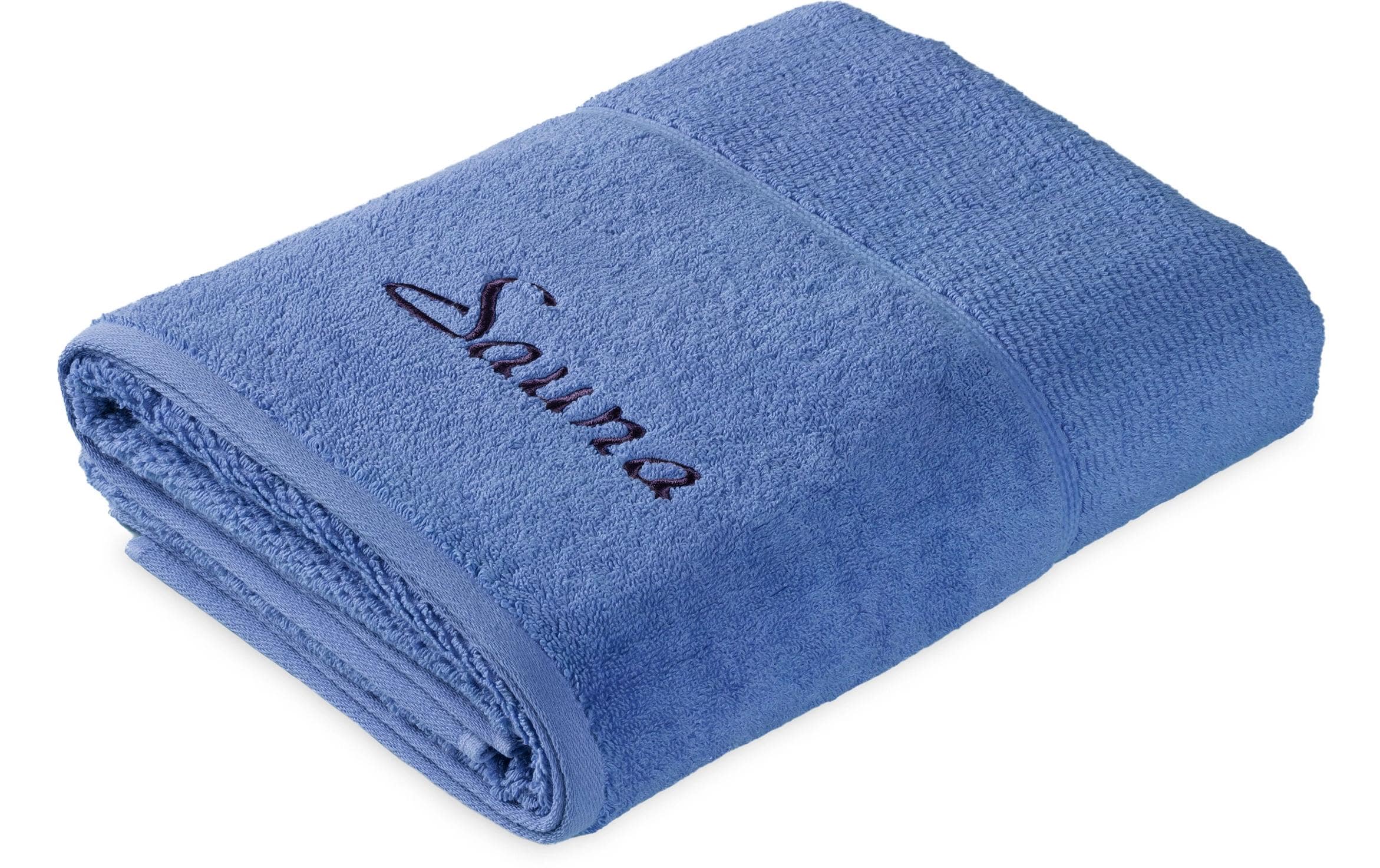 Frottana Saunatuch PEARL 80x200cm, 100% Baumwolle, Cornflower