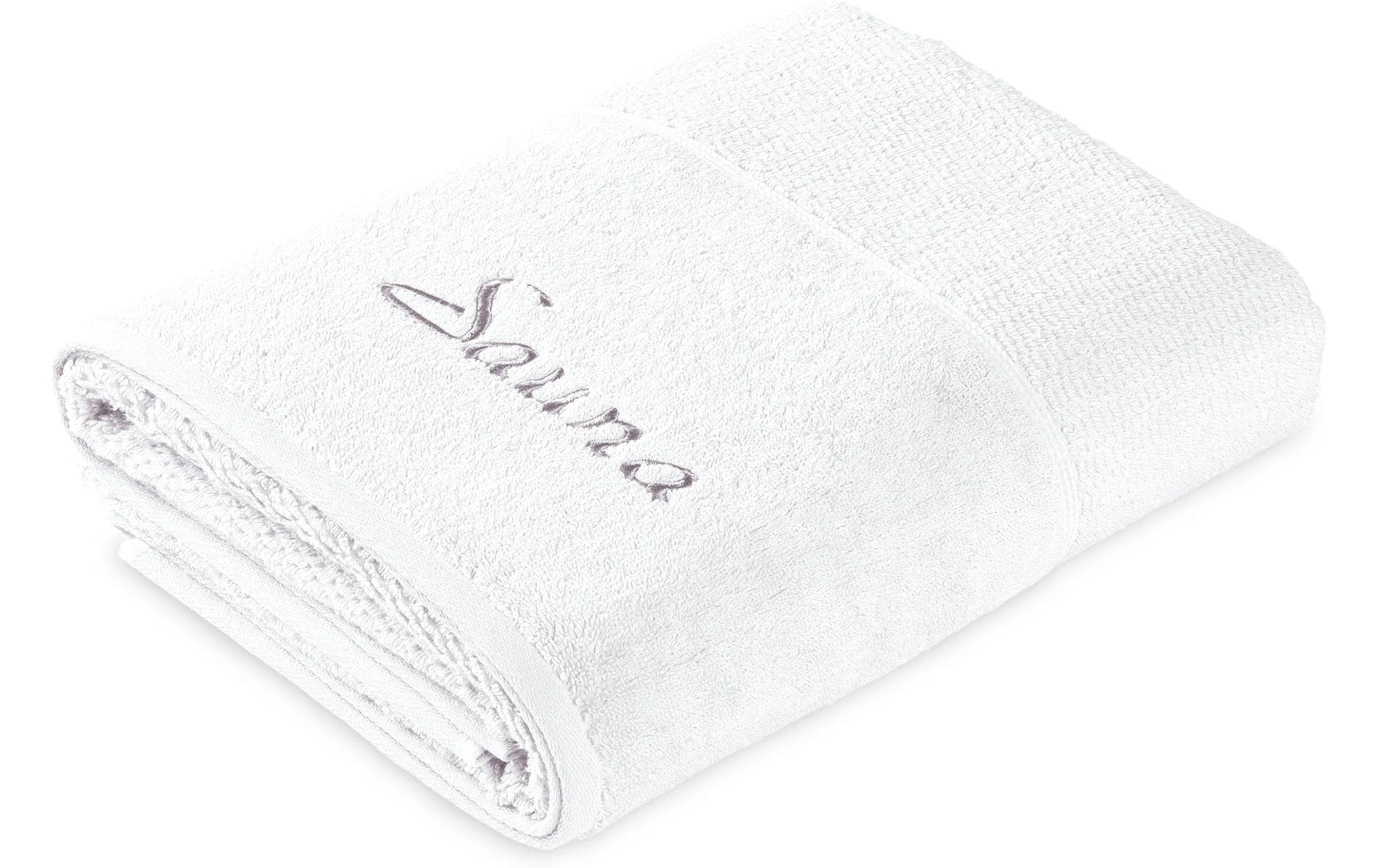Frottana Saunatuch PEARL 80x200cm, 100% Baumwolle, Snow