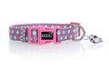Doog Halsband L Luna pink / tear drop
