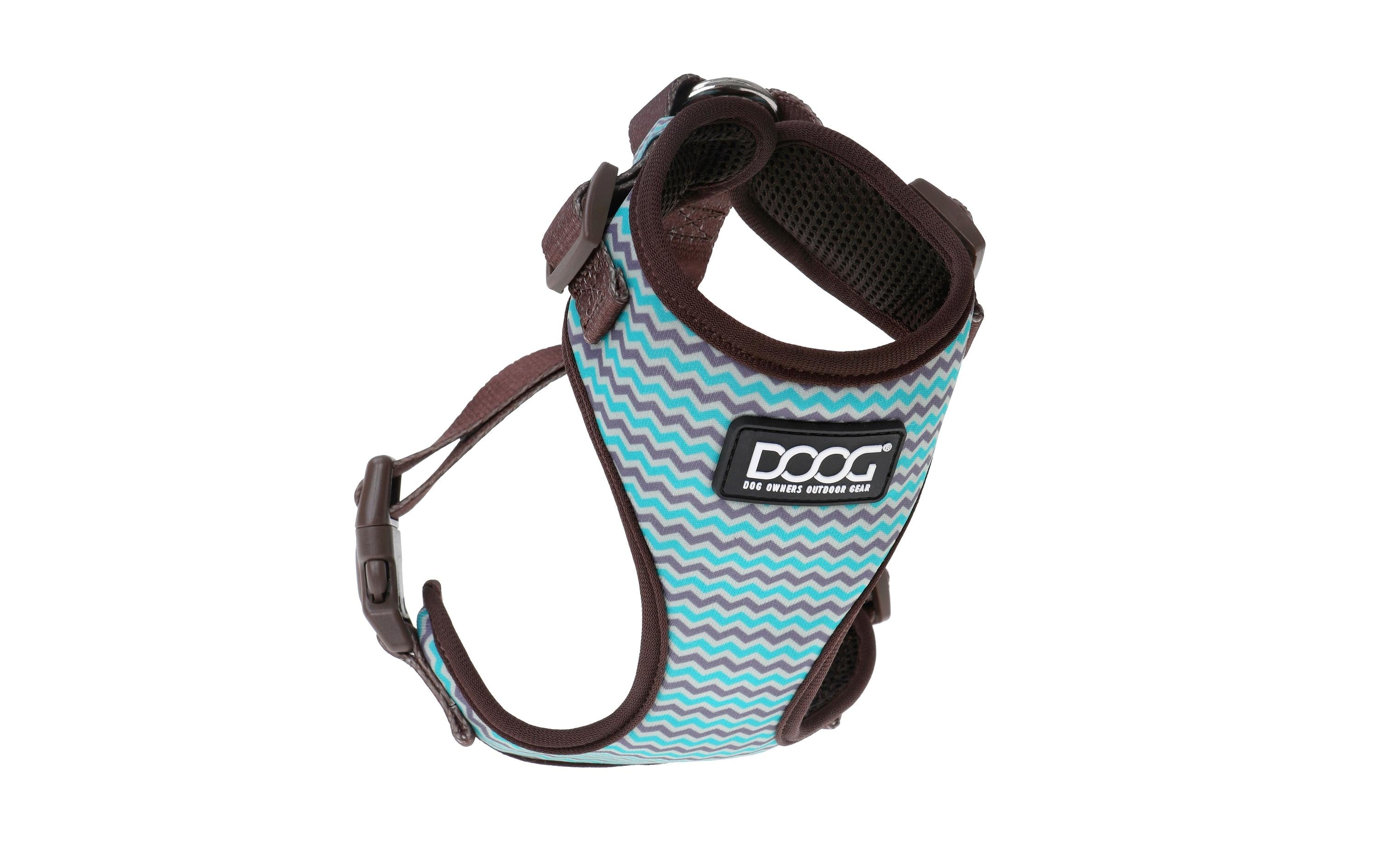 Doog Neoflex Harness Benji S brown / blue zigzag