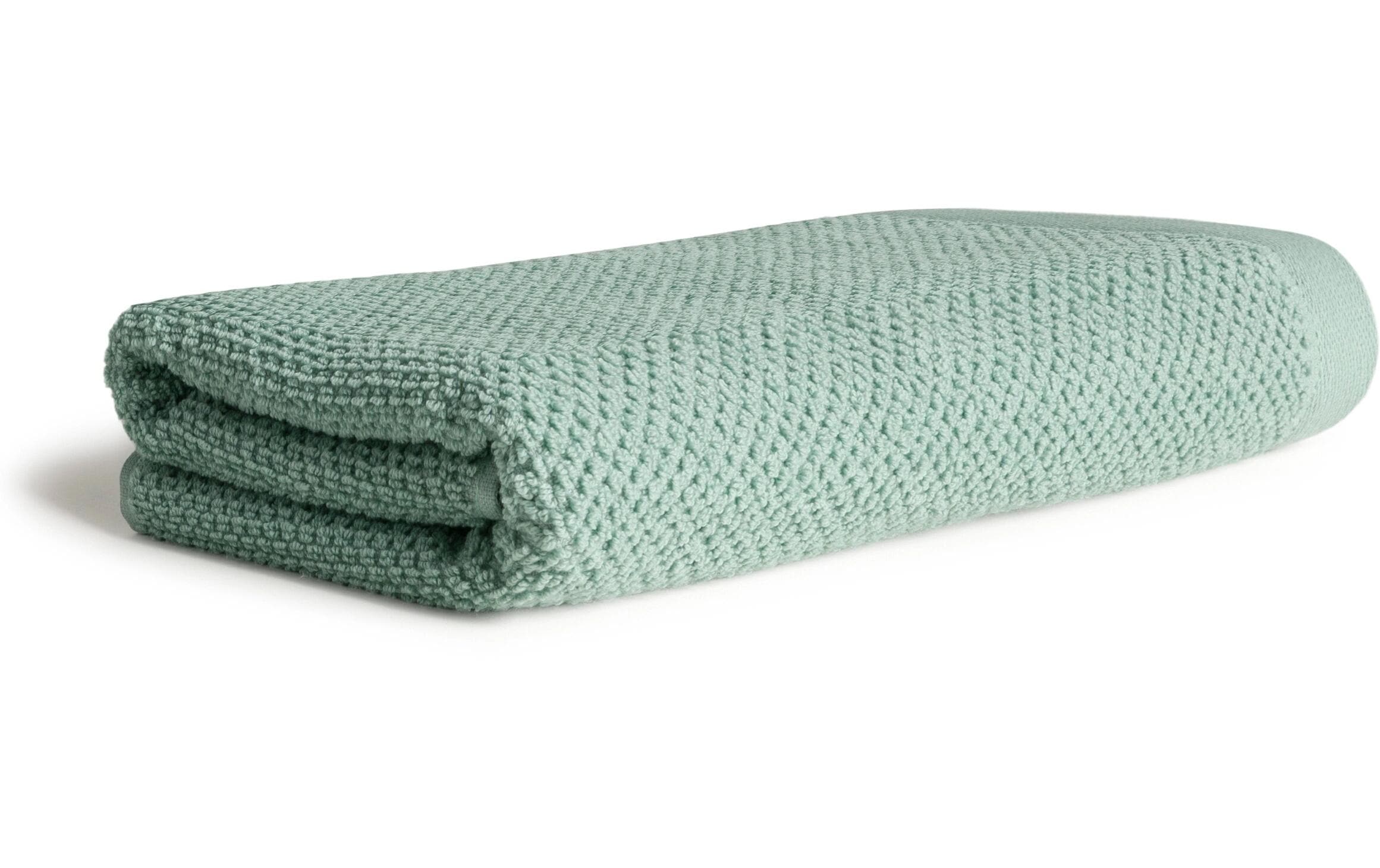 Möve Duschtuch Bliss Perlstruktur 100% Baumwolle, 67x140cm, Reed Green